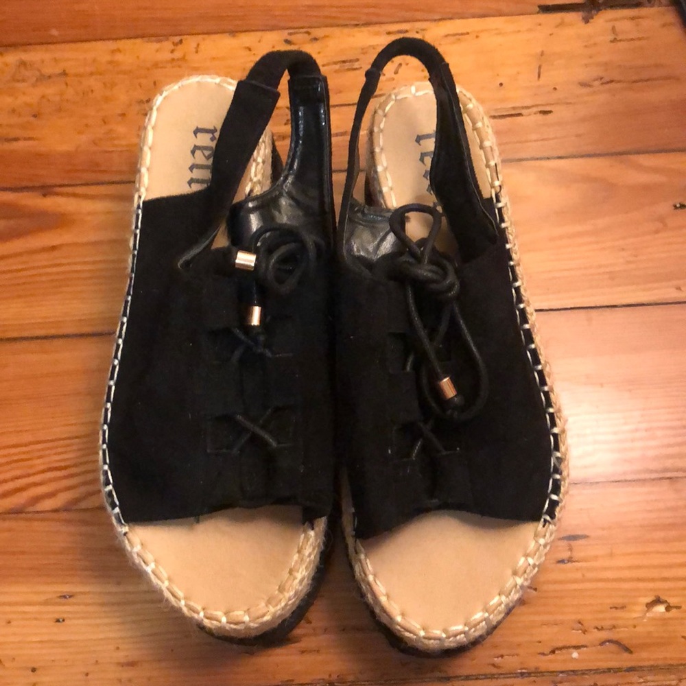 Public desire espadrille platforms